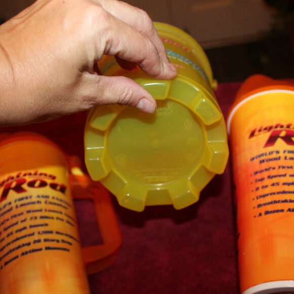 2016 DollyWood Souvenir Pack - 4 Cups and Popcorn Bucket - Lightning Rod - Picture 7 of 11